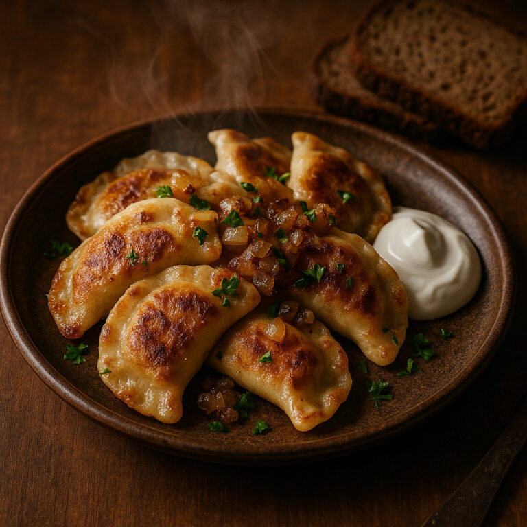 Traditional Polish Pierogi