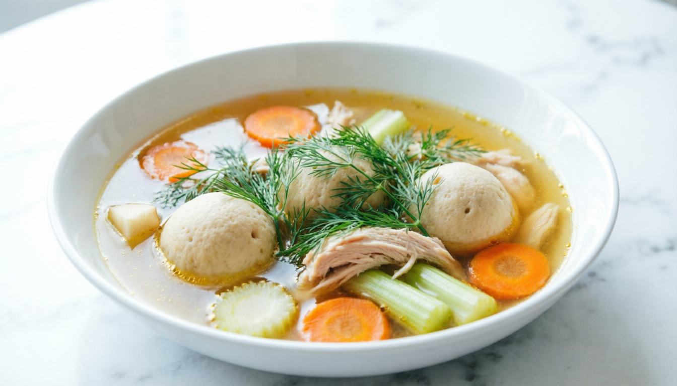 Healthy Matzo Ball Soup