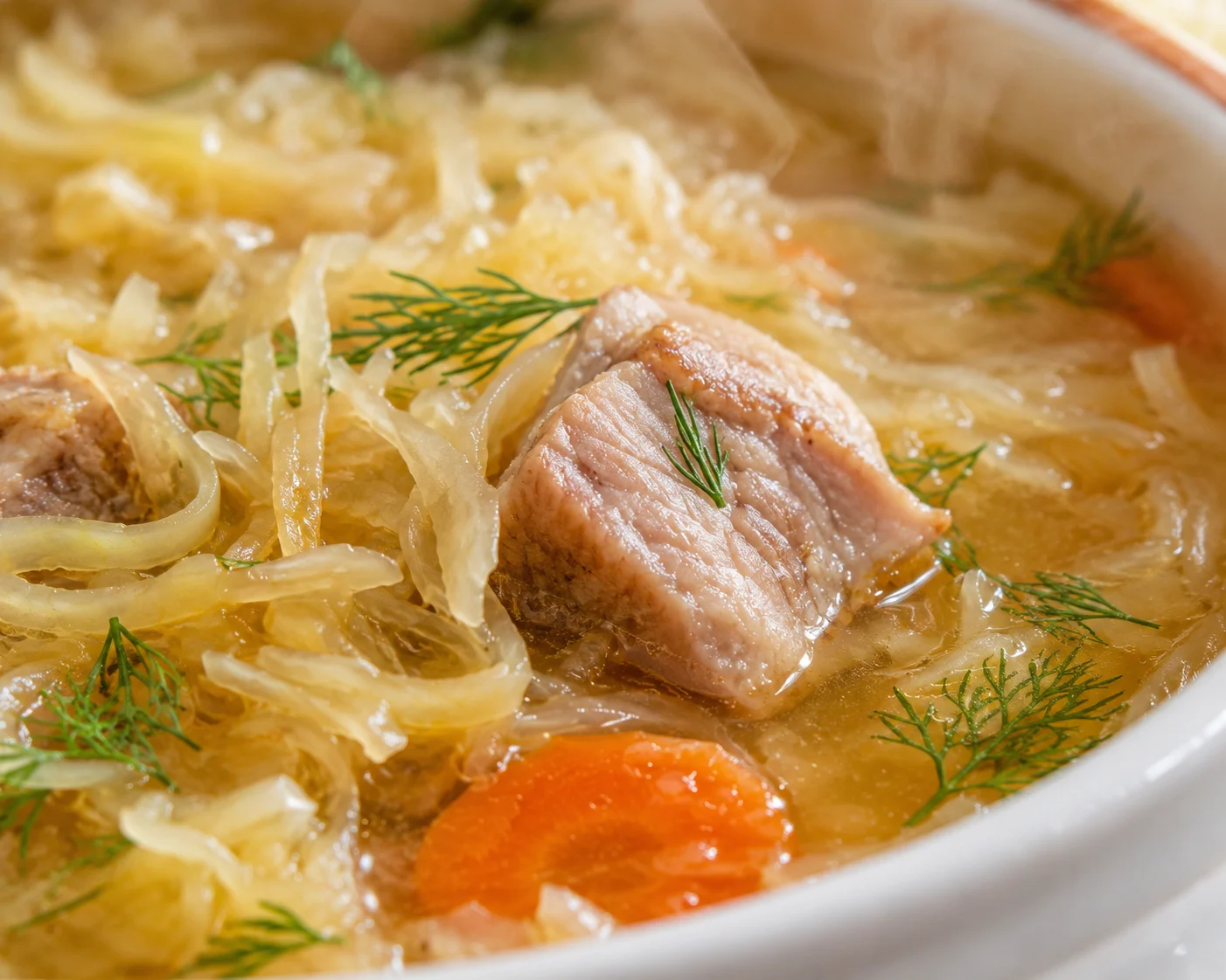 Close-up detail of Healthy Kapuśniak