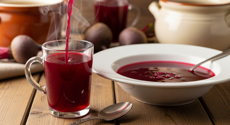Traditional Polish Barszcz Czerwony