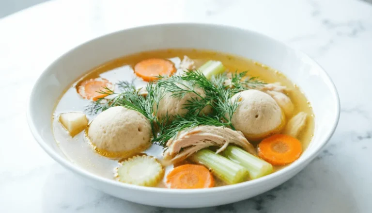Healthy Matzo Ball Soup