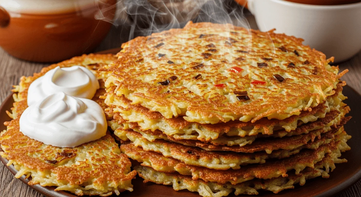 Traditional Ukrainian Deruny