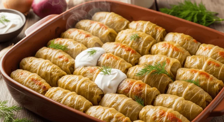 Traditional Ukrainian Holubtsi