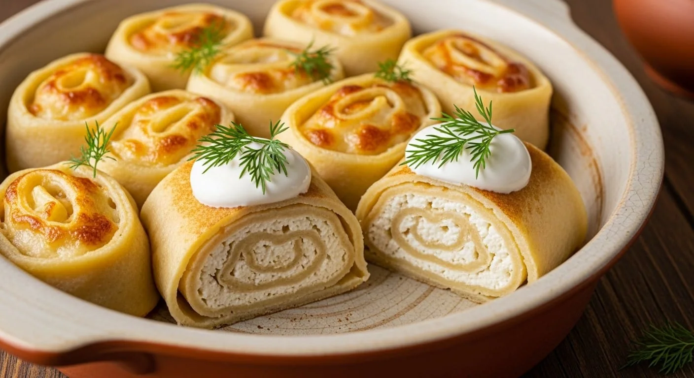 Traditional Ukrainian Nalysnyky