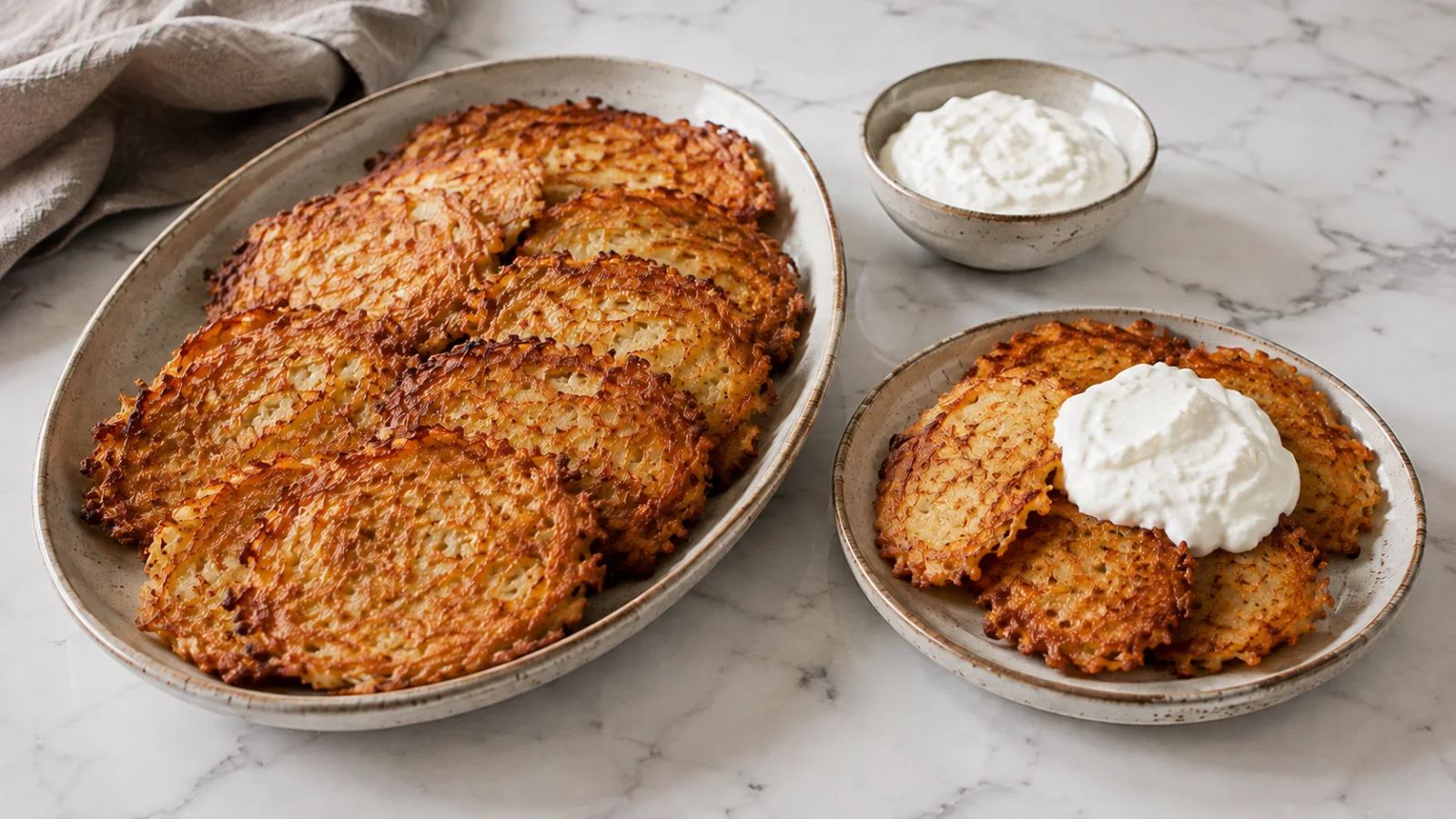 Healthy Bulviniai Blynai: Lighter Lithuanian Potato Pancakes That Still Crisp Up